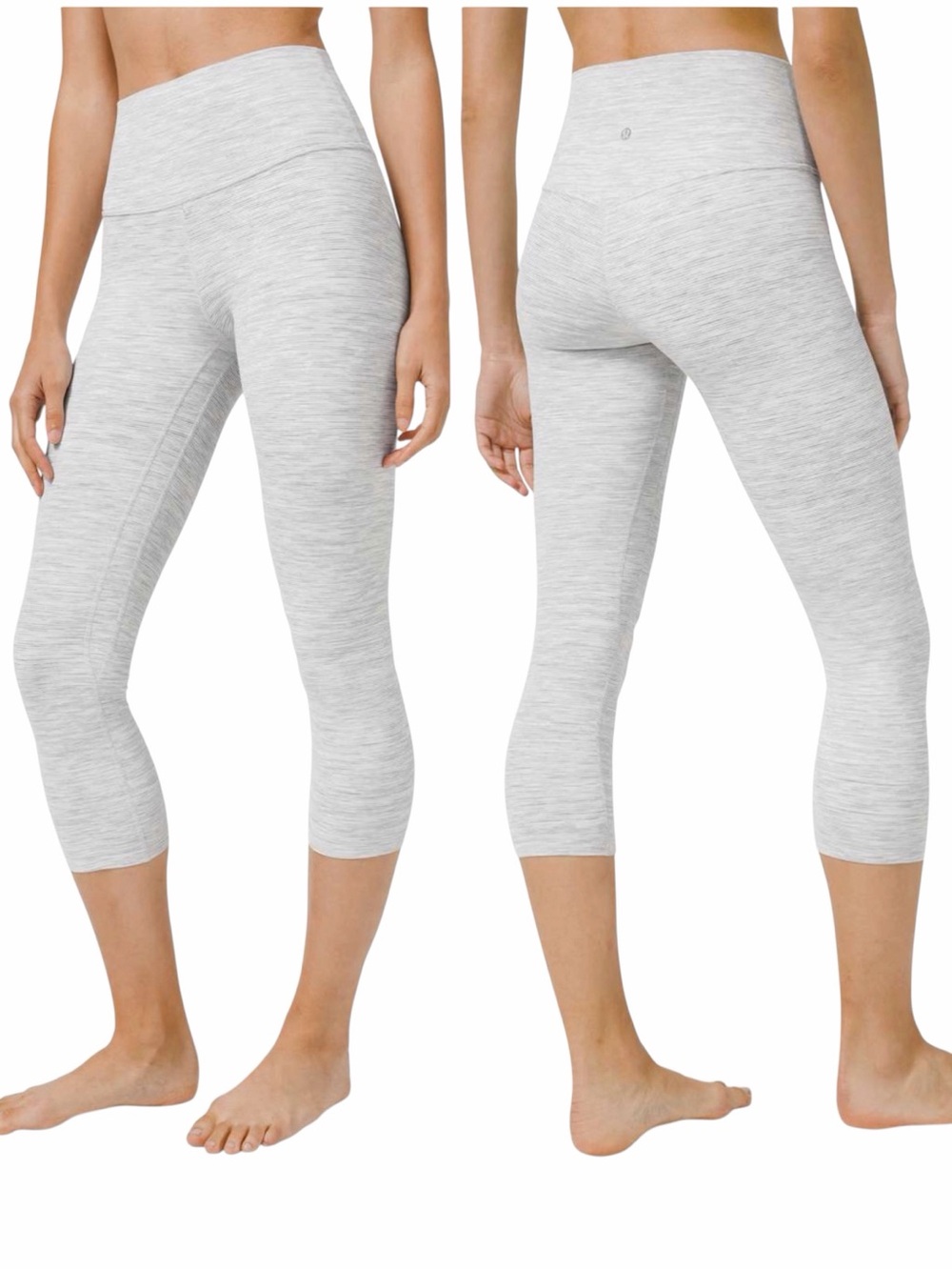 Lululemon Align Crop Wee Are From Space Nimbus Battleship Size 6